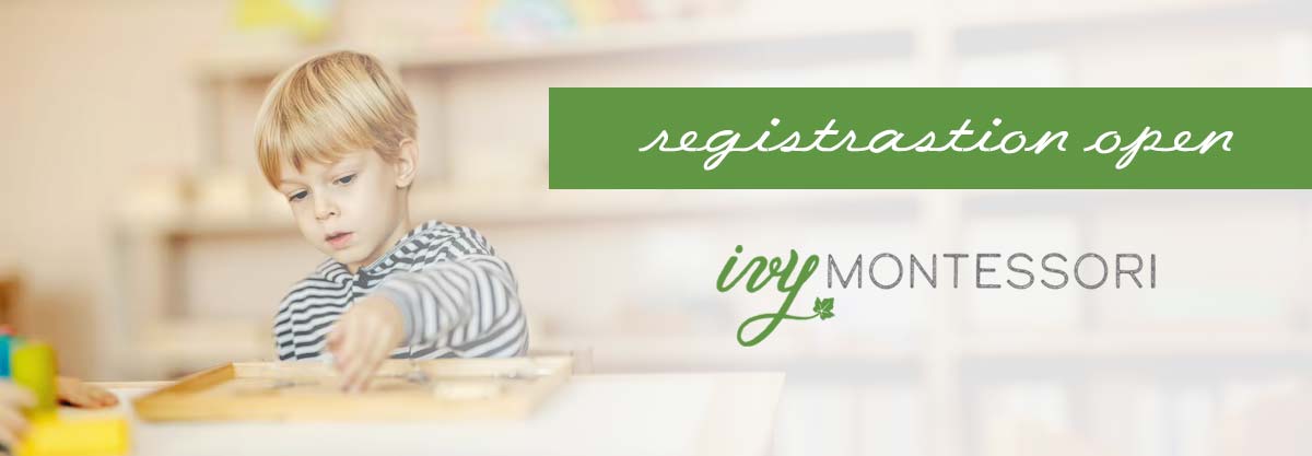 Ivy Montessori Registration Banner